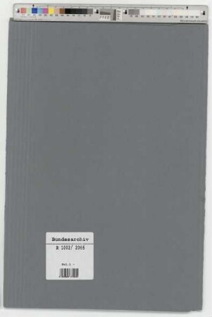 Einrichtung und Tätigkeit des Kommissariats: Schriftverkehr