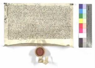 Jörg Franck von Aufheim verkauft an Matheis Vogler von Jedelhausen sein Viertel Acker zu Aufheim.