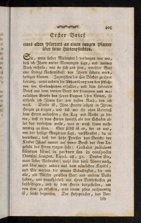 405-436, Erster Brief - Zweiter Brief