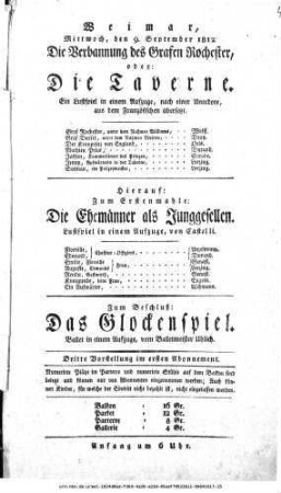 Die Ehemänner als Junggesellen