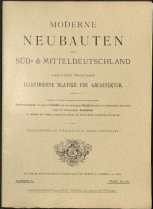 Lieferung Nr. 9. Tafel 81-90