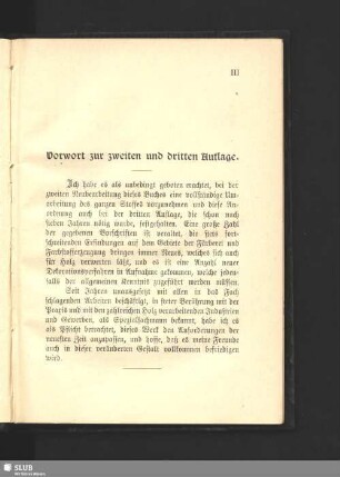 Vorwort zur zweiten und dritten Auflage