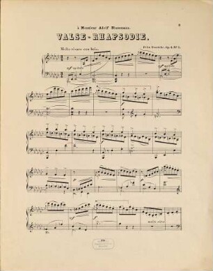 Deux valses de concert : pour piano ; op. 4, 1. Valse-rhapsodie