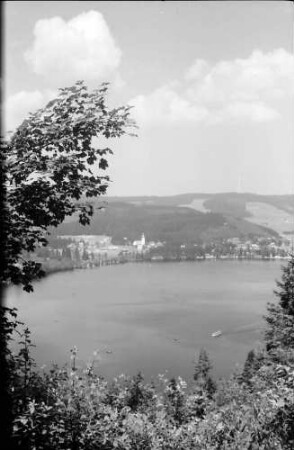 Titisee: Blick von der Straße bei Saig auf den Titisee