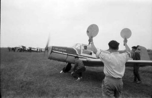 "Südwestdeutscher Rundflug 1959", durchgeführt vom baden-württembergischen Luftfahrtverband.