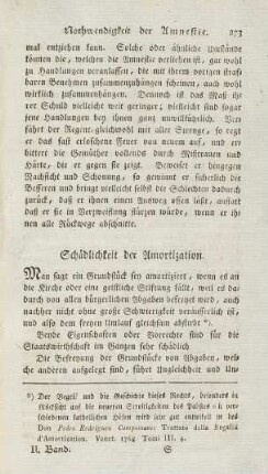 273, Schädlichkeit der Amortization