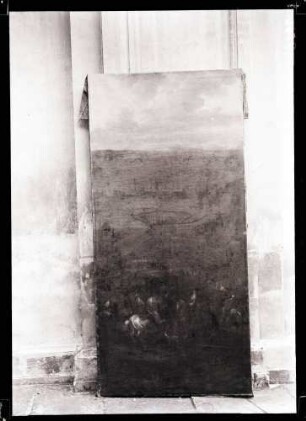 Schloß; Ölbild von Querfurt, Schlacht bei Turin
