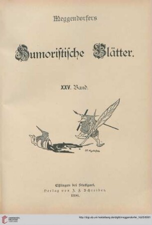 25: Meggendorfers humoristische Blätter: Zeitschr. für Humor u. Kunst