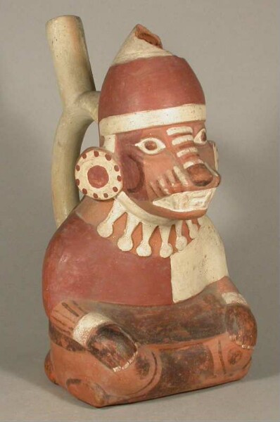 Seated anthropo-zoomorphic figure