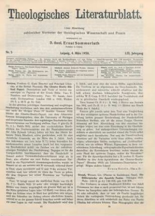 66-69 [Rezension] Straub, Werner, Die Bildersprache des Apostels Paulus