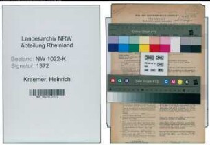 Entnazifizierung Heinrich Kraemer , geb. 14.03.1912 (Elektriker)