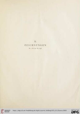 II. Zeichnungen (Nr. 185-235)