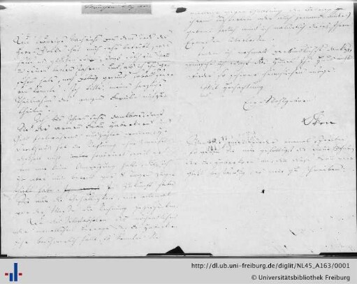 Nachlass L. Oken (NL 45/A163)