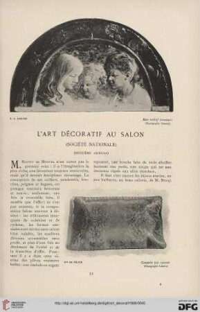 8: L' art décoratif au Salon, 2 : (Société Nationale)