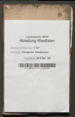 Verkauf der Naturalien auf Haus Büren