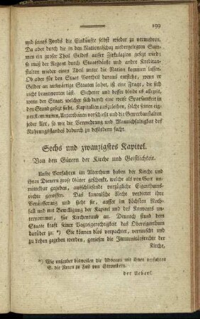 Sechs und zwanzigstes Kapitel. - Vier und dreisigstes Kapitel.