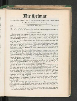 Die urkundliche Erfassung der vielen Sandsteingrabdenkmäler