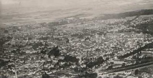 Zittau : Gesamtansicht, Luftbild