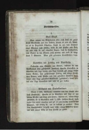Fleischspeisen.