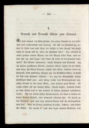 4. Armuth und Demuth führen zum Himmel.