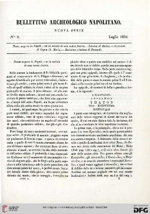 Nr. 2 (Luglio 1852)