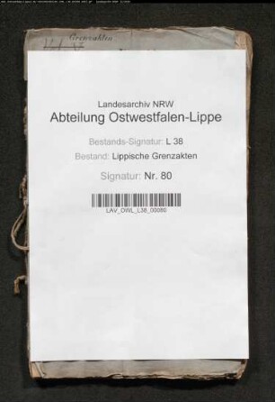 Grenze des Amtes Varenholz zum Amt Sternberg