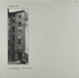 Fotografie: Dresdener Str. 119, um 1981