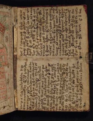 Pergamentmakulatur: Traktat über die Tugenden, 13. Jh.