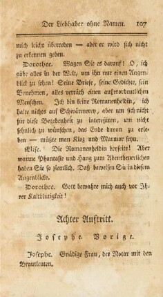 Achter Auftritt