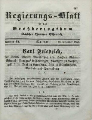 Nr. 35 : 18. Dezember 1850