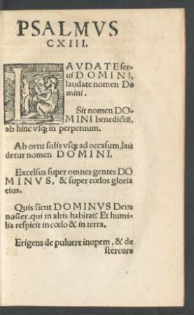 Psalmus CXIII.