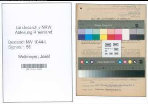 Entnazifizierung Josef Wallmeyer , geb. 23.03.1904 (Schmied)
