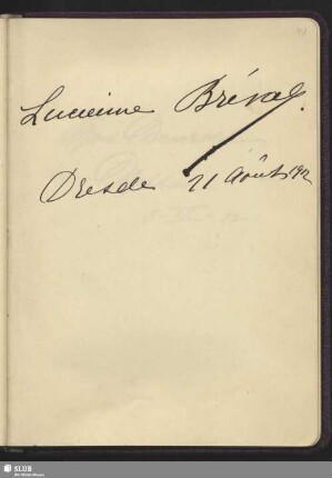 Bl. 41. Bréval, Lucienne