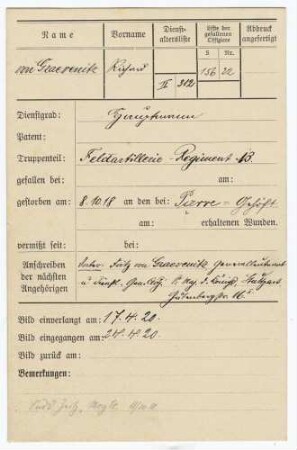 Graevenitz, Richard von