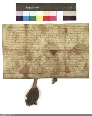 Balthasar [von Dernbach], Abt von Fulda und Inhaber des Klosters Johannesberg verleiht eine Hütte mit Garten in Harmerz