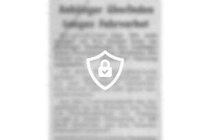 Anhänger überladen - Langes Fahrverbot