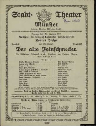 Der alte Feinschmecker