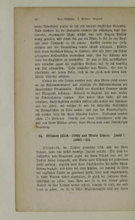 94. Elisabeth (1558 - 1603) und Maria Stuart. Jacob I. (1602 - 25)