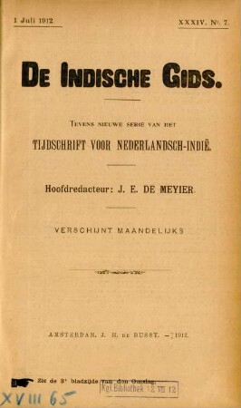 XXXIV. No. 7. 1 Juli 1912