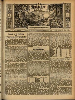 Ausgabe vom Sonntag, den 30. November 1913.