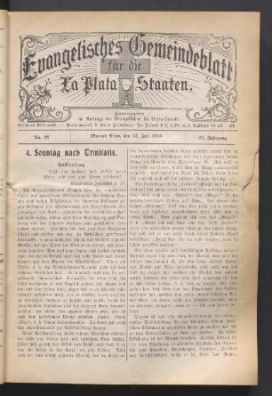 No. 28. 12. Juli 1916. 22. Jahrgang