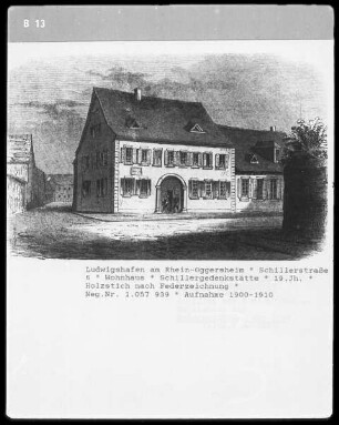 Ludwigshafen am Rhein-Oggersheim, Schillergedenkstätte