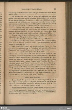 Platina und Platinoide