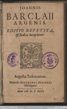 Joannis Barclaii Argenis