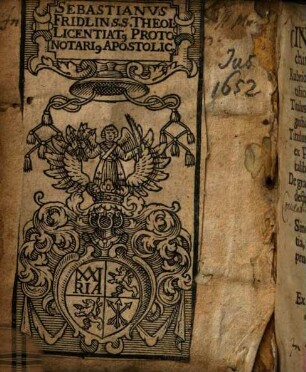 In hoc enchiridio haec insunt: Rubricae omnes caesarei ac pontificii iuris : Titulus De verborum et rerum significatione ex Pandectis ; Titulus de regulis iuris, tum ex Pandectis, tum ex Decretalibus, et Sexto ; De gradibus affinitatis ex Pandectis