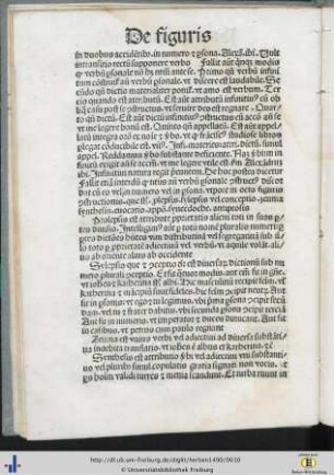 De figuris verborum.
