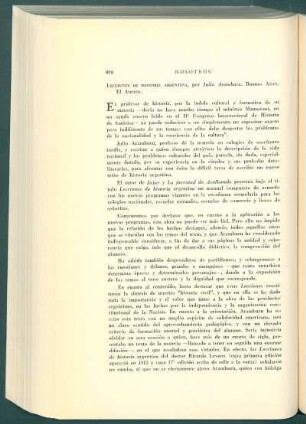 Lecciones de historia argentina, por Julio Aramburu