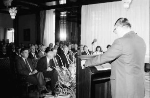 Freiburg: Colombi Hotel; Ehrengäste; Dt. Weinbaupräsident Muth, Klaus, Spitz, Nothhelfer