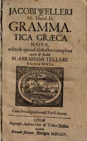 Grammatica graeca nova