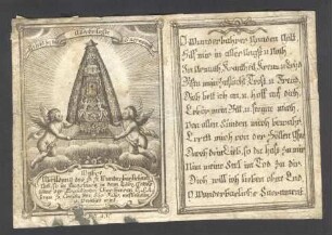kleines Andachtsbild mit Darstellung der Heiligen Hostie Augsbur (kleines Andachtsbild)